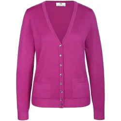Twinset aus 100% Schurwolle-Pure Tasmanian Wool Peter Hahn pink, 52