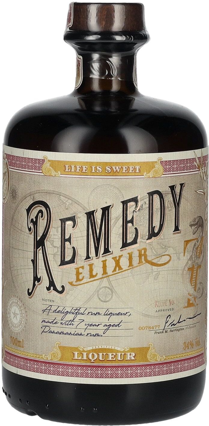 Remedy Elixir Rum Liqueur 34% Vol. 0,7l