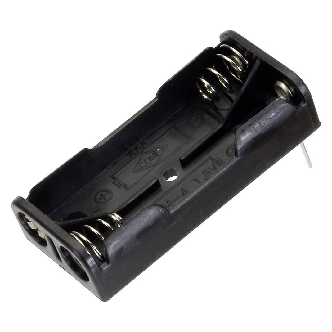 Tru Components BH-421-3P Batteriehalter 2x Micro (AAA) Kontaktpole (BH-421-3P)