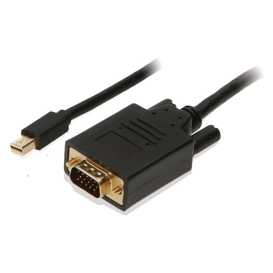 2-Power Mini Displayport to VGA Cable - 1 Metre (1 m) (CAB0027A)