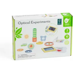 Classic World Optical Experiments Holzspielset, 16-teilig.