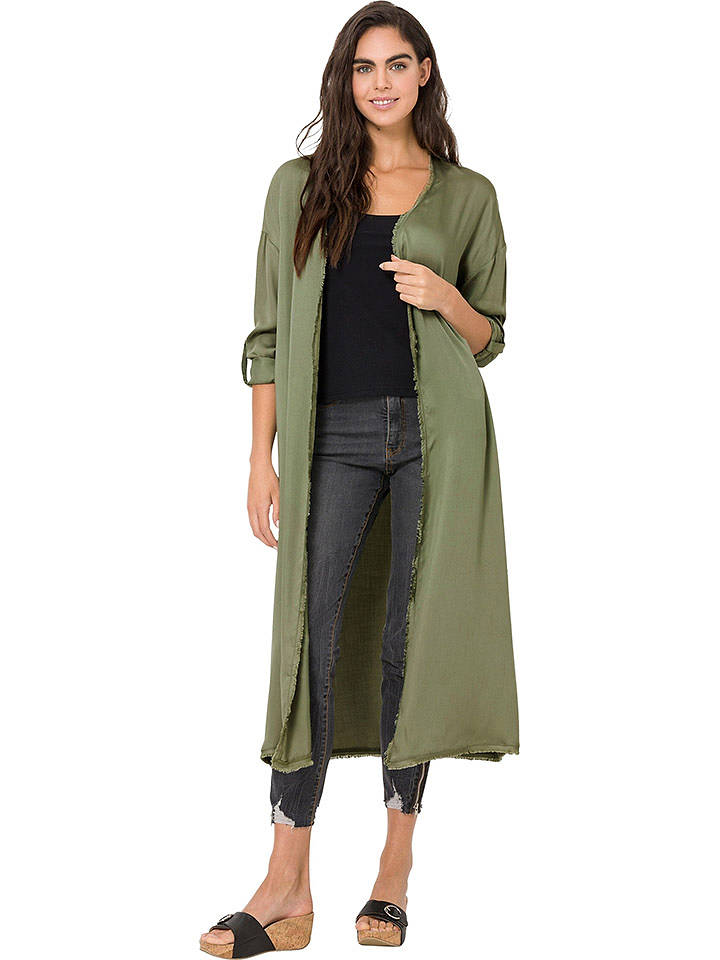 Heine Longcardigan in Grün - 34