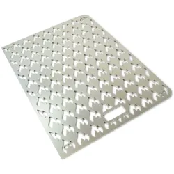 Edelstahl Flammengrillrost passend für Traeger Ranger - extra massiv mit Plancha - Rost - Effekt!