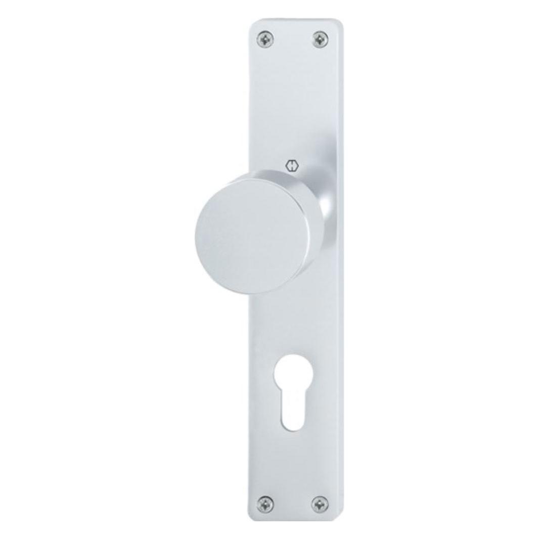 Hoppe Knopflangschild 54/202 Aluminium F1 PZ (Türgriff) (6710628)