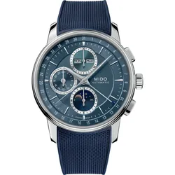 Mido Baroncelli Moonphase Chronograph M027.625.17.041.00 - hellblau satiniert,blau - 42mm