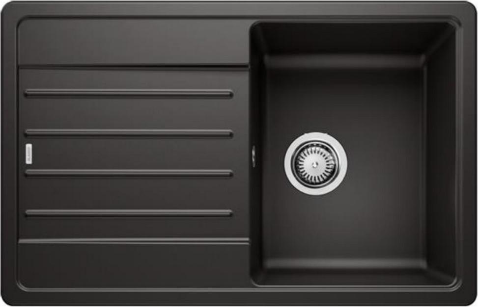 Schwarzes spülbecken- und mischbatterie-set Blanco 527917