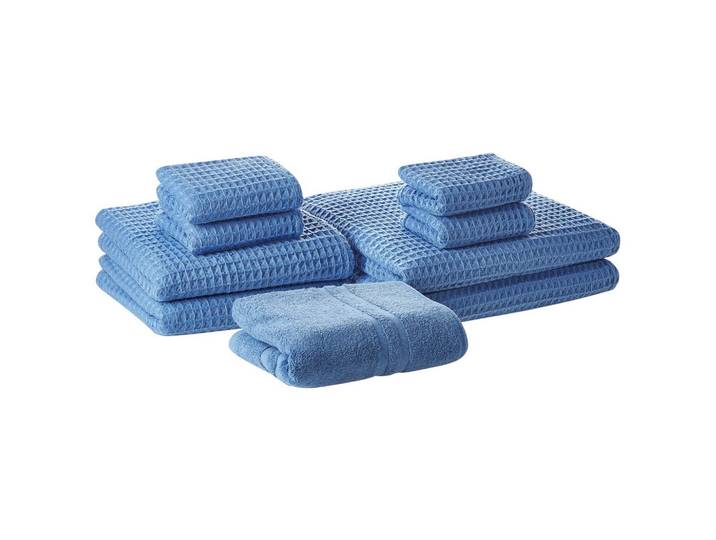 BADEHANDTUCH 9-teilig Blau Areora