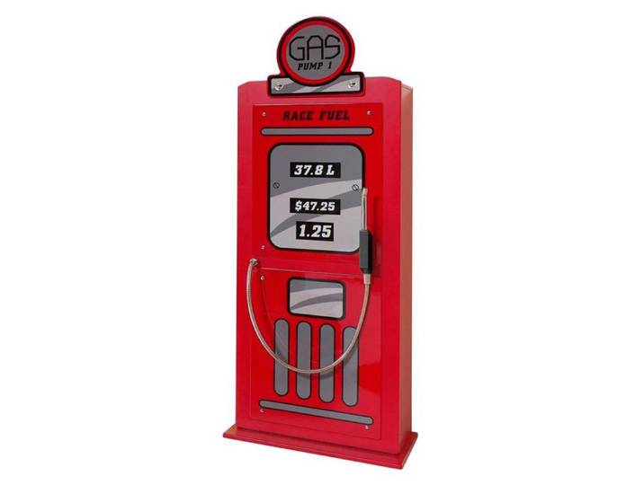 Armoire 1 Porte  Pompe à Essence  50cm Rouge