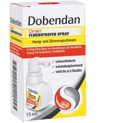 Dobendan Direkt Flurbiprofen Spray Honig/Zitro. 8,75 mg/Dosis