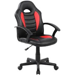rocada 912-2 Bürostühl BASIC rot, 62x88-100x62 Kunstlederpolster