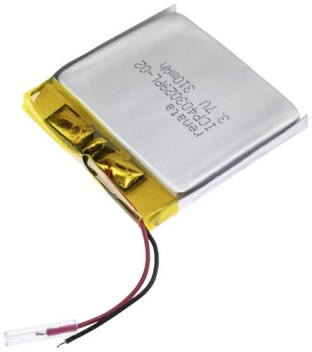 Renata ICP403029PL-02 Spezial-Akku Prismatisch Kabel LiPo 3.7V 325 mAh 1St.
