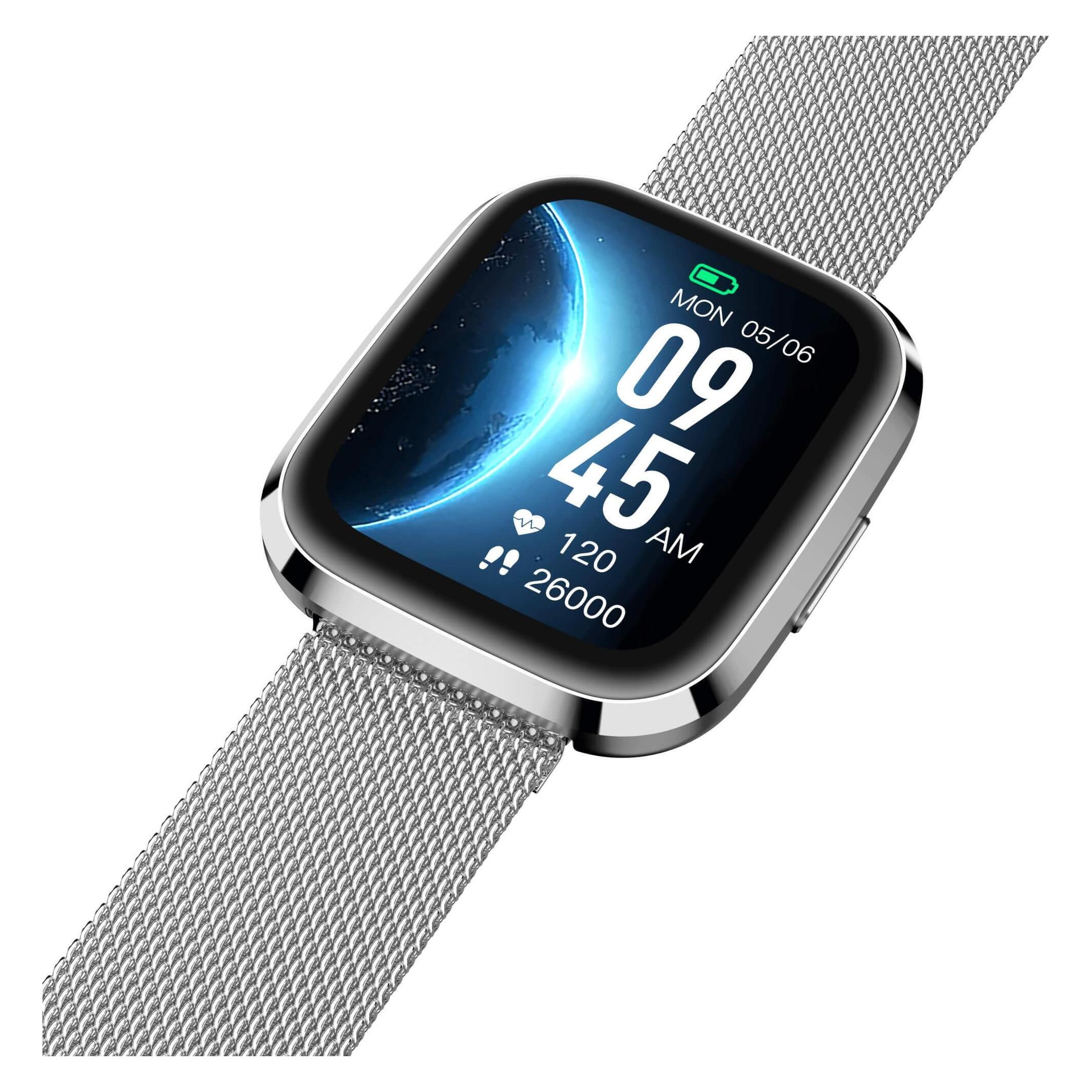 Garett Smartwatch GRC STYLE Silver (46 mm, ohne SIM) (GRC STYLE Silver)