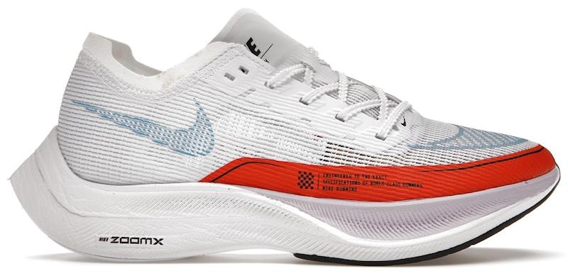 Nike ZoomX Vaporfly Next% 2 White Laser Blue Rush Orange - EU 37.5