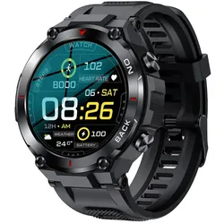 Neuer Smartwatch GlacierX Navigator Schwarz GX-NC37