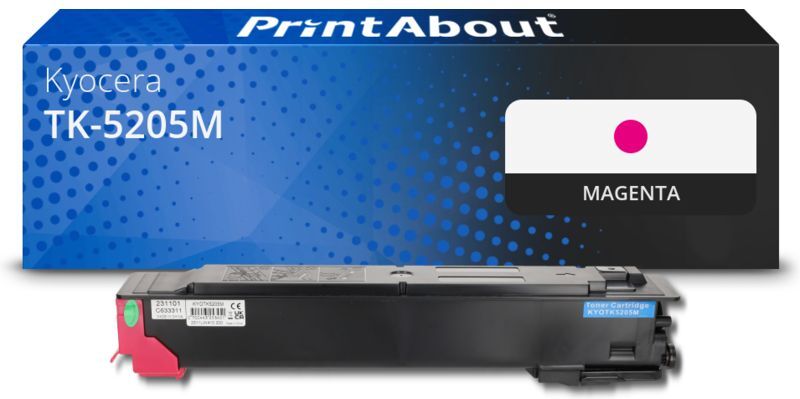 PrintAbout Toner compatible Kyocera TK-5205M - Magenta Magenta