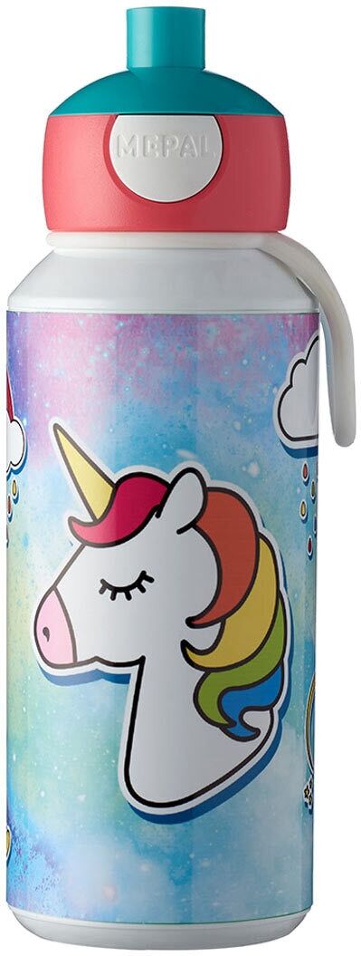 Trinkflasche MEPAL "Trinkflasche Campus 400 ml", bunt (einhorn), 400ml, Trinkflaschen, Trinkflasche