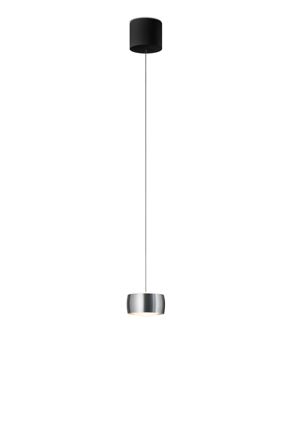Oligo LED-Einzelpendel mit Höhenverstellung GRACE Alu (Baldachin schwarz) G42-931-42-12 4035162344279