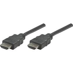 Manhattan HDMI Anschlusskabel HDMI-A Stecker, HDMI-A Stecker 7.50 m Schwarz 353274 4K UHD HDMI-Kabel