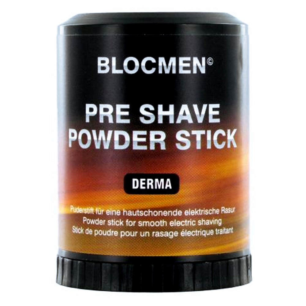 Functional Cosmetics Company AG Blocmen Derma Pre Shave Powder Stick New 09386604