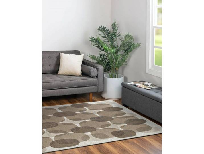 Tapis - Beneffito - CAFE - GRIS - 240x340cm - Rectangulaire - Classique - Autres motifs