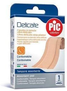 PIC Cerotto Rosa Delicate Antibatterico 1 Striscia 8 cm x 0,5 m