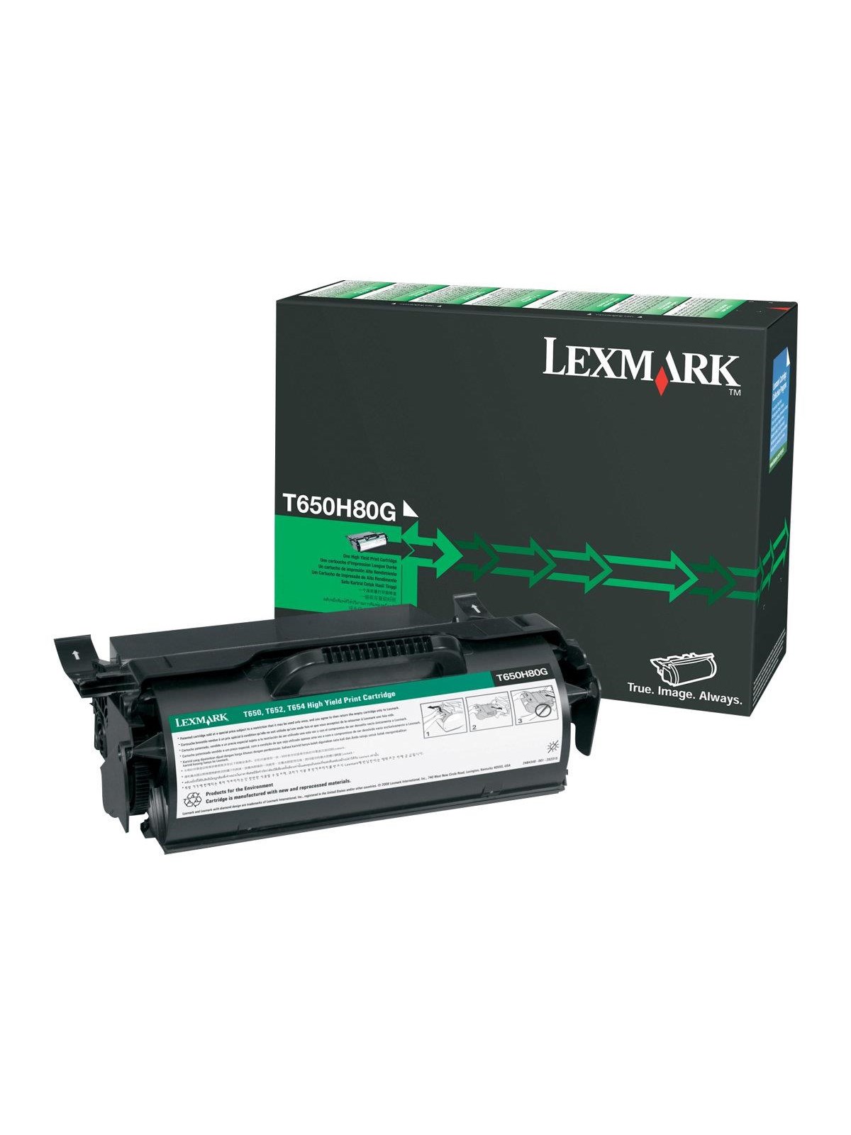 Lexmark T650H80G / High Capacity Black Toner - Tonerpatrone Schwarz