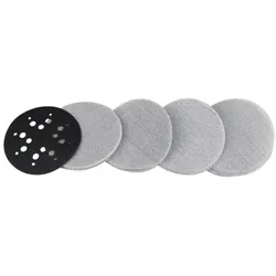 Makita Netzschleifmittel Ø 125 mm Körnung A80 - A240 Klett Gitter, 21-teiliges Set - D-82878