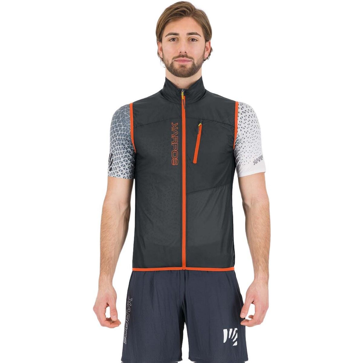 Karpos Lavaredo Wind Vest woodl.gray/orange (091) L 2511038-091-L