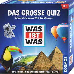 Kosmos Brettspiel WAS IST WAS - Das große Quiz, ab 8 Jahre, 2-4 Spieler