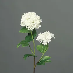 Kunstblume SCHNEEBALL (H 48 cm) - H 48 cm
