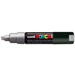 UNI MITSUBISHI Fasermaler Uni Posca PC-8K 8mm silber