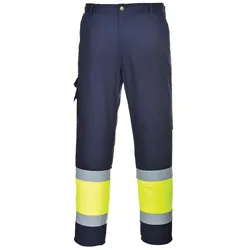 Portwest Warnschutz Kontrast Service Bundhose Klasse 1