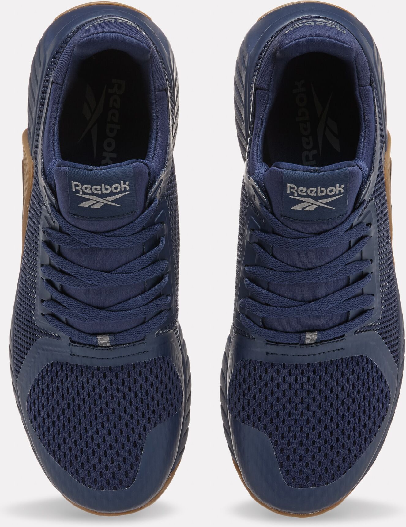 Trainingsschuh REEBOK "FLIP CHARGE", Herren, Gr. 41, blau (vector navy, grau 4, reebok lee 3), Schuhe Trainingsschuh, ideal für Gym und Fitnessstudio vector navy, grau 4, reebok lee 3 41