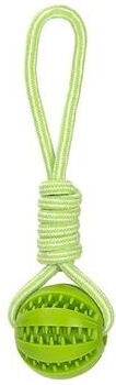 Uplift Essentials Professional Rubber Interactive Treat Dispensing Ball green m