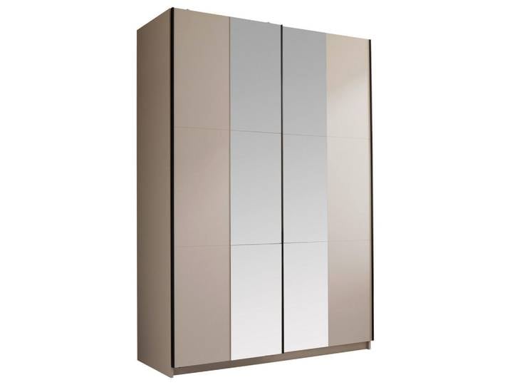 Boxxx Schwebetürenschrank, Kaschmir, 5 Fächer, 151x219x60 cm, Schlafzimmer, Kleiderschränke, Schwebetürenschränke