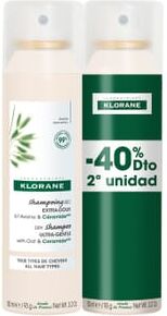 Klorane Champô Seco Com Leite De Aveia Duplo 2 Unds 150 ml