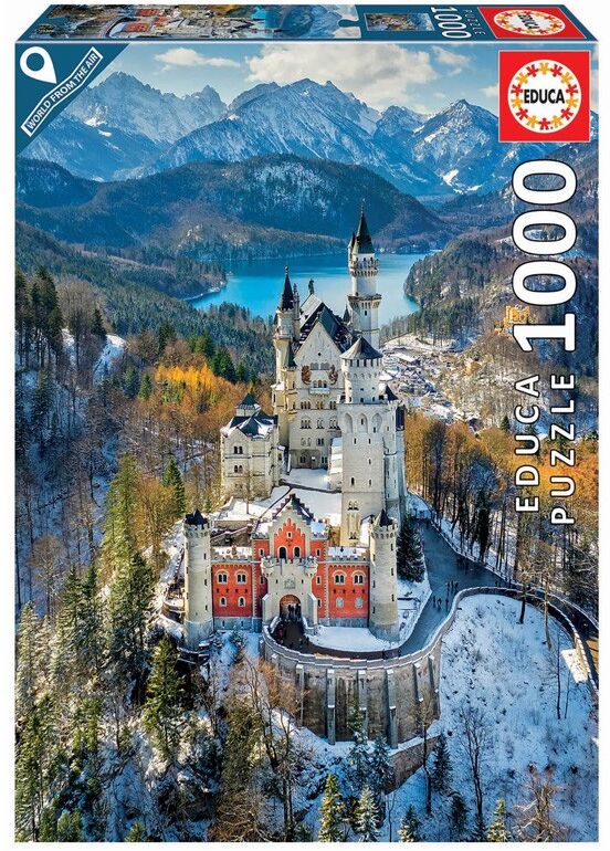 Puzzle 1000 pcs Château De Neuschwanstein, Allemagne - Educa