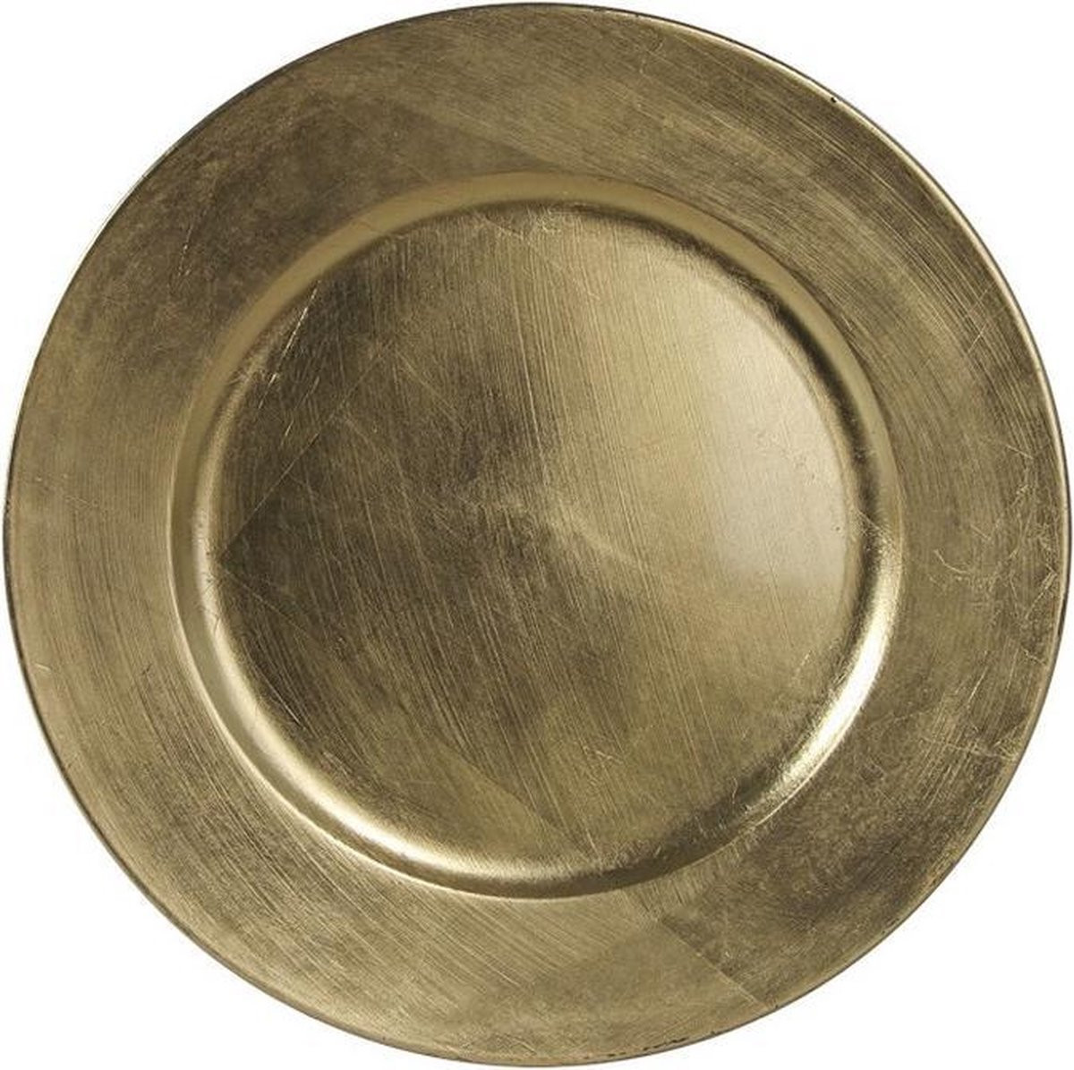 Othmar Decorations Kaarsenbord goud glimmend D33 cm