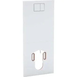 Geberit Designplatte für Geberit AquaClean WC-Komplettanlage, 115.328.SI.1, Farbe: Glas Weiß
