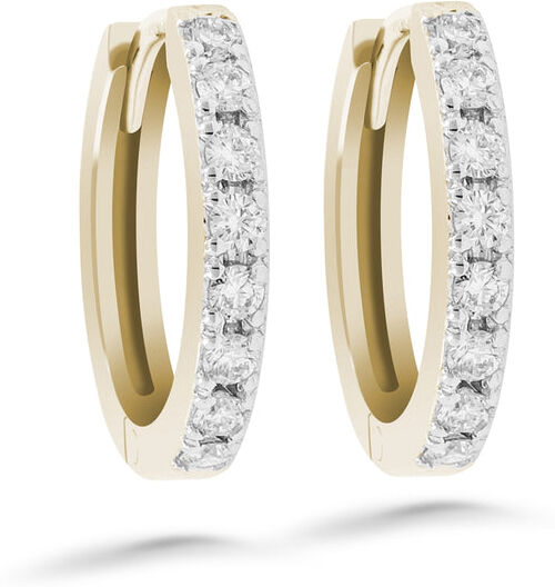 Silván Henrietta timanttikorvakorut 0,32ct, keltakultaa, timanttikorut