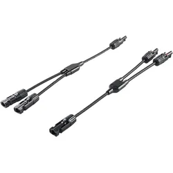 Offgridtec 2-fach Abzweigbuchsen Y-Verbinder inkl. Kabelverlängerung (Paar)