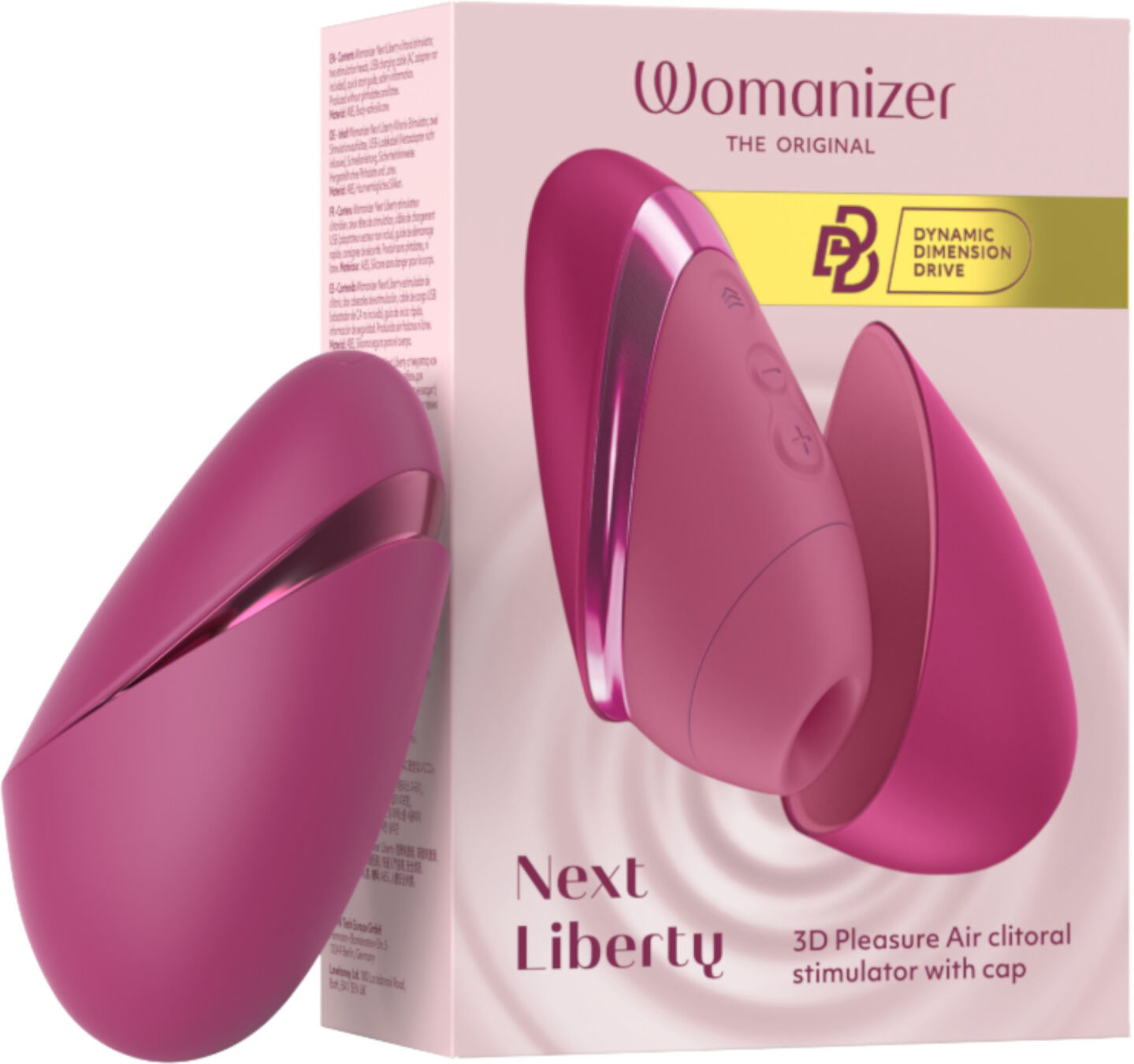 Womanizer Next Liberty - Air-Pulse Clitoral Stimulator (Pink)