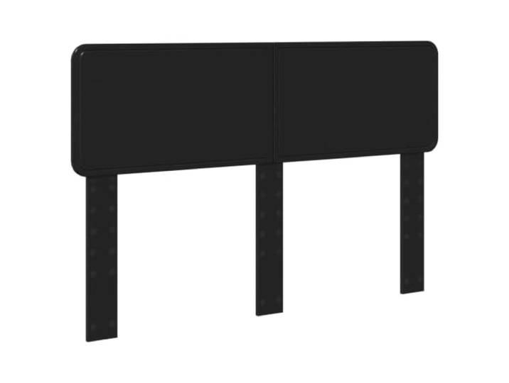 Makastle Kopfteil Schwarz Holzwerkstoff 163 x 90 cm Minimalistisches Design