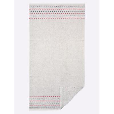 Handtuch WÄSCHEPUR, grau (hellgrau), B:50cm L:100cm, 100% Baumwolle, Handtücher