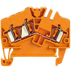 Weidmüller Reihenklemme 0,5-2,5qmm 1Etage 3kl or 1706050000, Elektronikzubehör + Gehäuse, Orange