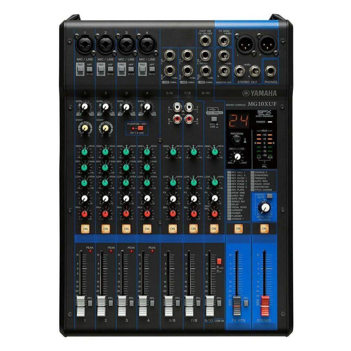 Yamaha MG10XUF (Studio- und Livemixer) (CMG10XUF)