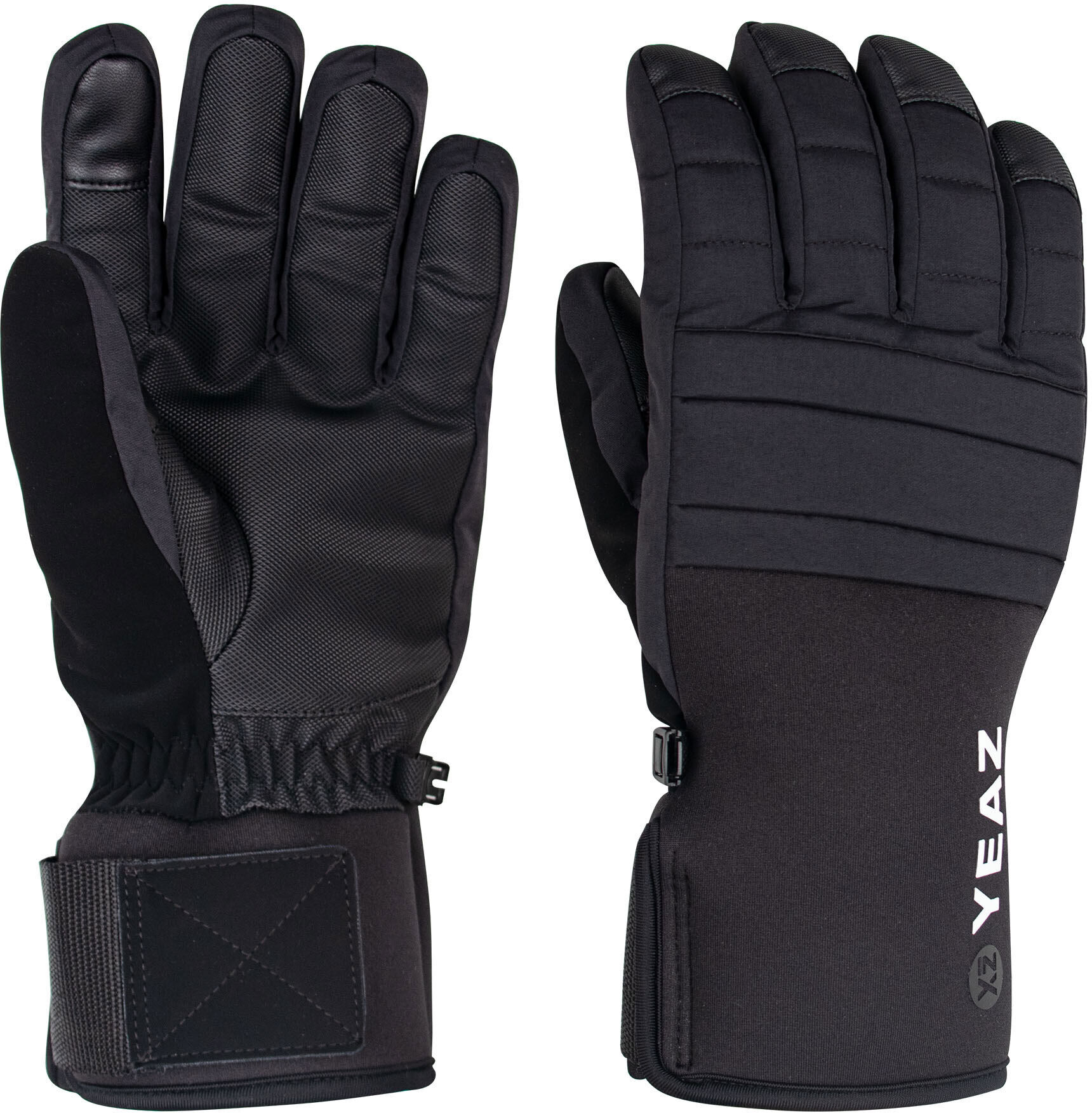 Skihandschuhe YEAZ "Skihandschuhe RIDIN" Gr. 9, schwarz, Handschuhe, 9, Obermaterial: 73% Nylon NY. 27% Polyester PES., Skihandschuhe