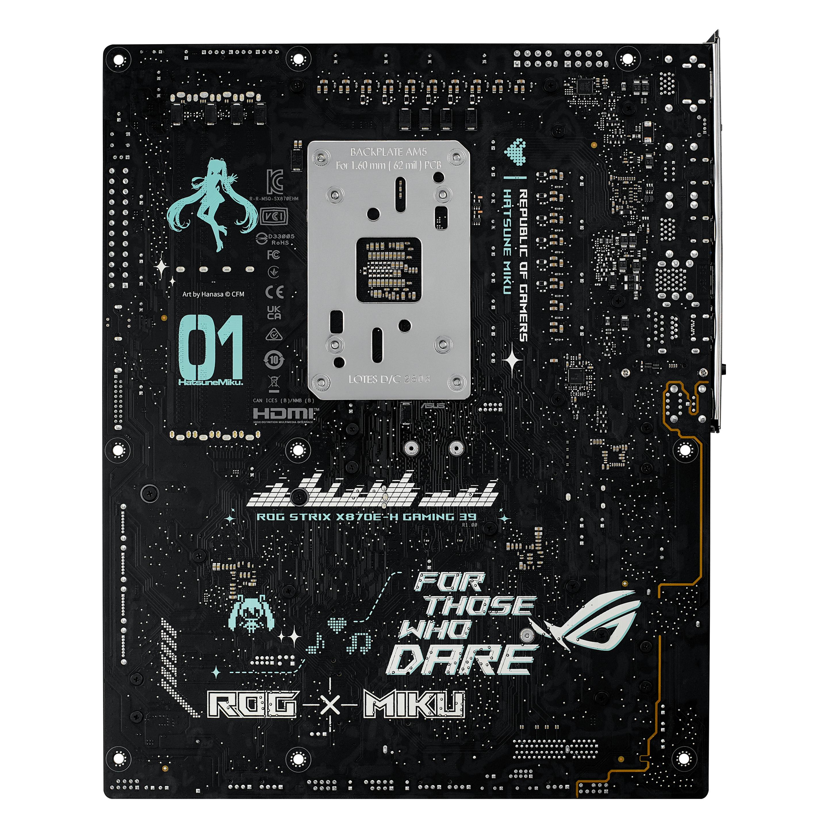 ASUS ROG Strix X870E-H Gaming WiFi7 Hatsune Miku Edition (AM5, AMD X870E, ATX) (1904643)