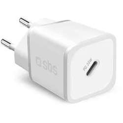 SBS Mini Ladegerät GaN USB-C PD 20W weiß