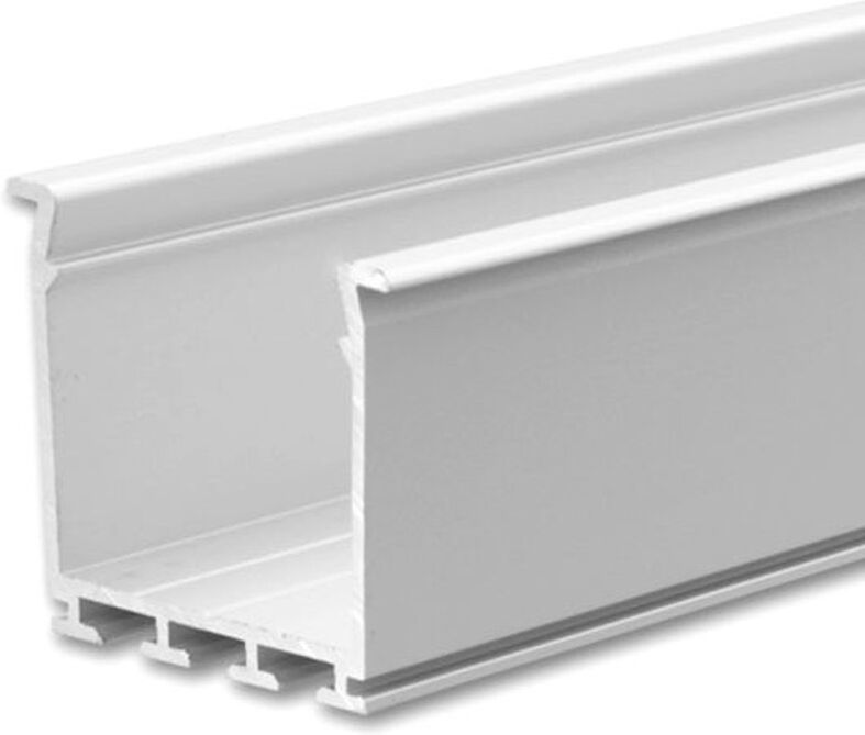 Isoled Led Einbauprofil Wing20 Miniflansch Gerade, Eloxiert L: 2000mm